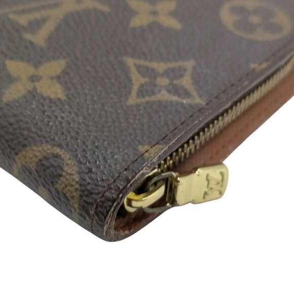 184223BV (L3) Louis Vuitton Wallet Long Brown Monogram - Picture 4 of 10
